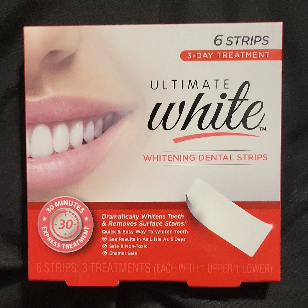 Whitening Dental Strips – White
